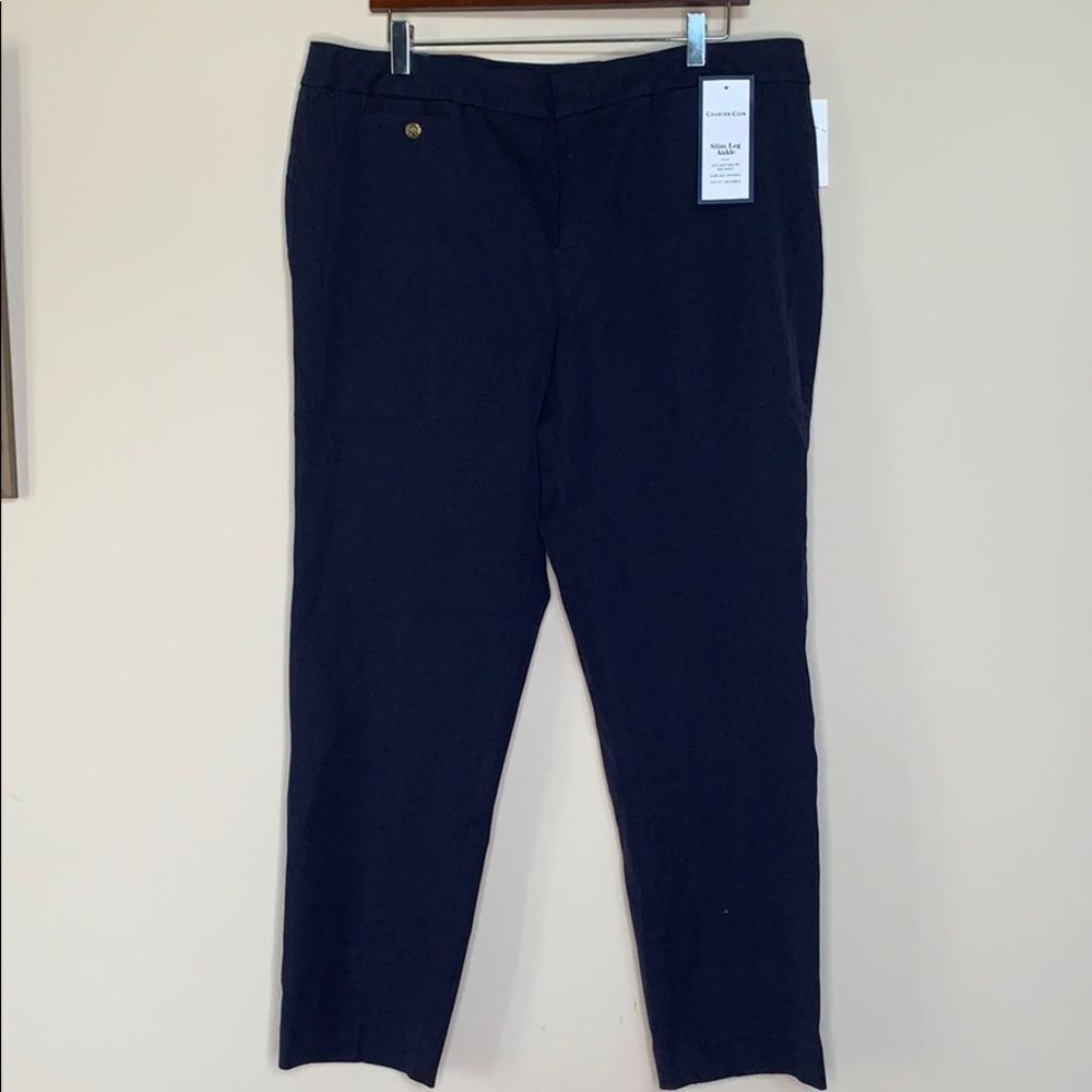 Charter Club Slim Leg Ankle